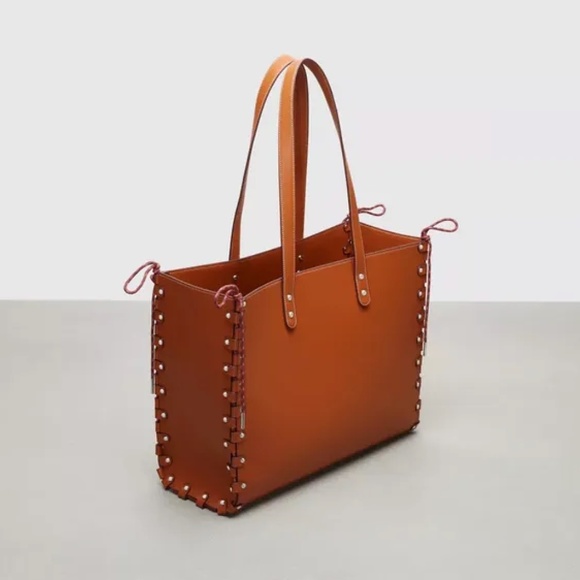 NWT COACH Large Relaceable Leather Tote - Picture 4 of 15